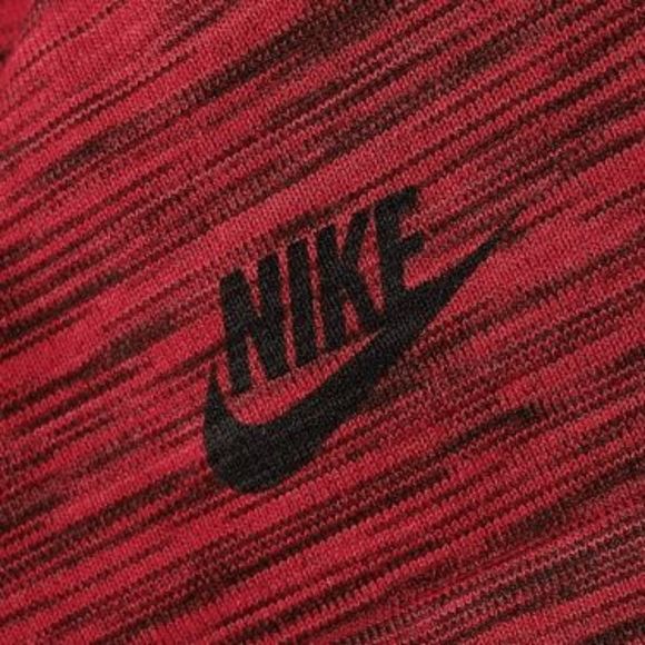 NEW Mens S NIKE Tech Knit Chest Pocket T-Shirt University 729397-671 Red Black - Picture 2 of 6